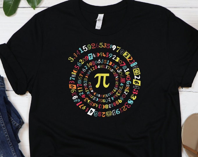 Pi Day Shirt, Happy Pi Day Shirt, Math Shirt, Math Lover Shirt, Gift For Math Teacher, Teacher Shirt, Pi Symbol Shirt, Pi Number Shirt