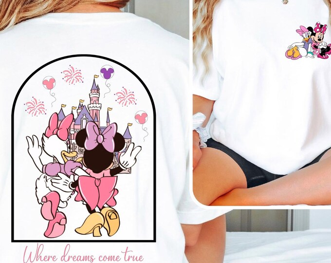 Disney Magic Kingdom Minnie Daisy Summer Shirt, Where Dreams Come True,Disney Trip Shirt,Disney Girls Trip Shirt,Disney Summer Shirt 2025