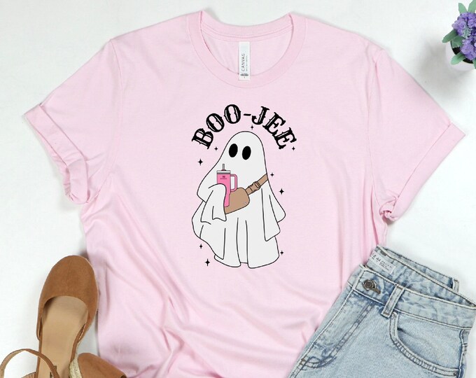 Halloween Ghost tshirt, Boo Jee Shirt, Boo Shirt, Spooky Ghost tee, Spooky Season Ghostshirt, Spooky Vibes Shirt, Halloween Gifts