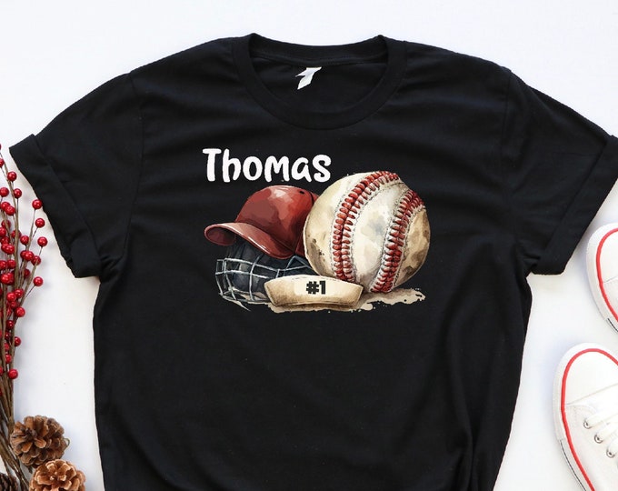 Baseball Numbers Shirt, Baseball Custom Birthday Shirt, Baseball Mom Shirt, Personalized Baseball Tees, Custom Baseball Shirts, Baseball Boy