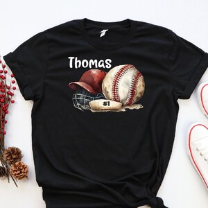 Baseball Numbers Shirt, Baseball Custom Birthday Shirt, Baseball Mom Shirt, Personalized Baseball Tees, Custom Baseball Shirts, Baseball Boy
