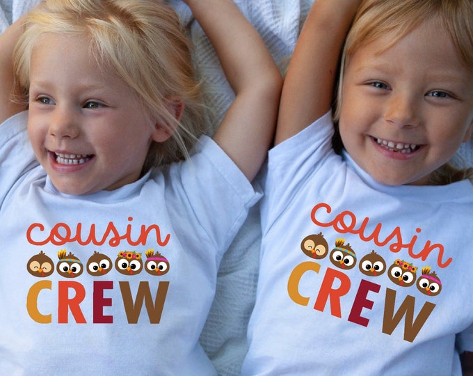 Thanksgiving Cousin Crew Shirt, Happy Thanksgiving Shirt, Thanksgiving Cousin, Funny Thanksgiving Gift, Turkey Day, Autumn Shirt, Fall Gift