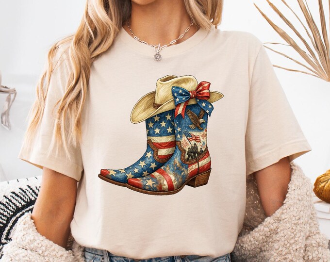Cowboy Boots Shirt, Knockin Boots Shirt, Country Shirt, Cowgirl Shirt, Boots Shirt, Cowboy Gift, Cactus Plants, 4th Of July Western Shirt