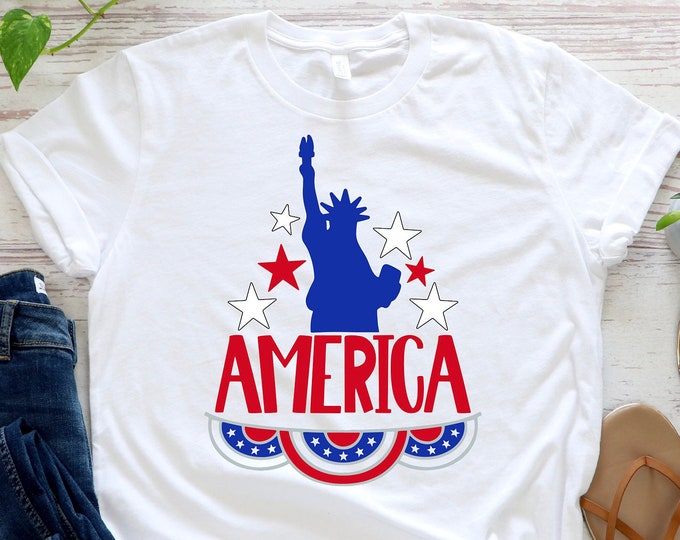 America Liberty Shirt,  4th Of July Shirt, Independence Day Shirts, Patriotic Family Shirts, 4th Of July Gift Shirt, American Star Shirt
