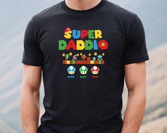 Super Daddio Gamer Dad Shirt, Father's Day Gift