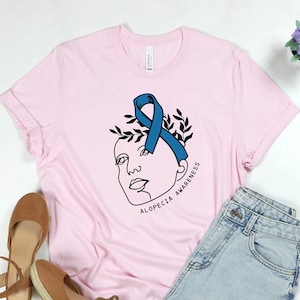Alopecia Awareness Shirt, Alopecia Support Shirt, Fight With Alopecia, Cute Alopecia Shirt, Alopecia Warrior Shirt, Alopecia Support Shirt