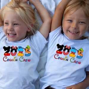 Cousin Crew 2025 Disney Shirts, Matching Disney Shirts, Disney Vacation 2023, Family Disney Shirt, Disneyland Shirt, Disneyworld Shirt