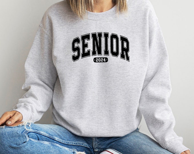 2024 Graduate Sweatshirt & Hoodie, Class Of 2024 Tee, High School Graduation Gifts For Her, College Grad Gift, Graduating Student Gift
