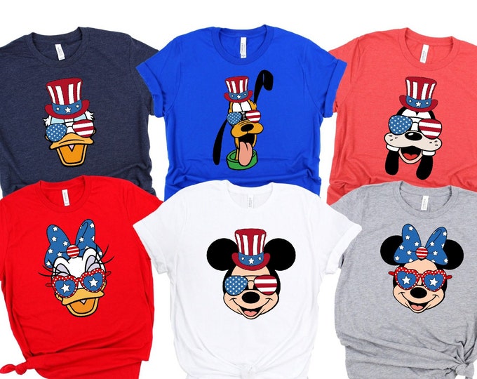 Disney Trip 4th Of July 2025 Couple Shirts, 4th Of July Shirt, Independence Day Shirt, Patriotic Family Shirt, 4th Of July Gift Shirt