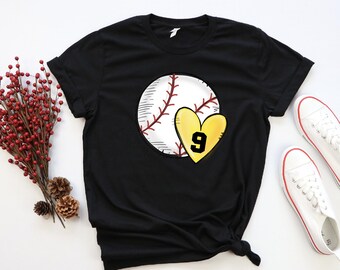 Personalized Baseball Number Shirt: Custom Birthday Tee