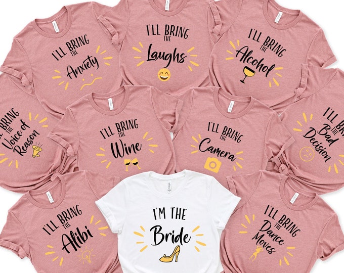Bachelorette Party Shirt,Team Bride Shirts,Bridesmaid Party Group Shirt