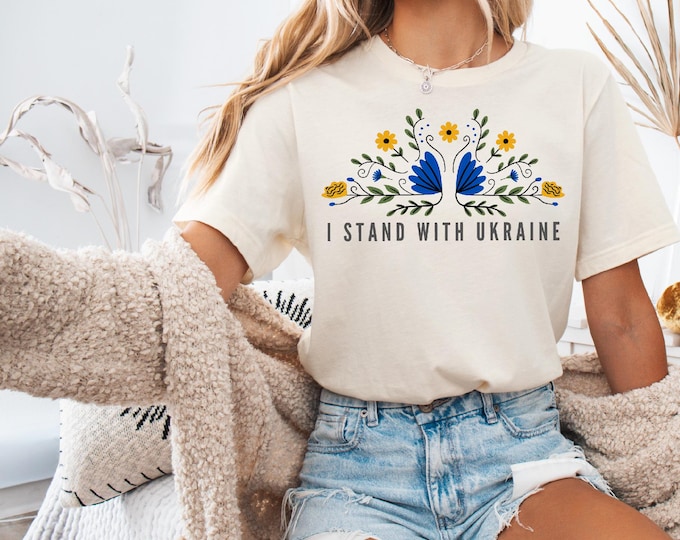I Stand With Ukraine Shirt, Anti Trump Sweatshirt, Ukraine Support T-shirt, Activist Protest Tee, Liberal Democrat Shirt, Pro Ukraine Shirt