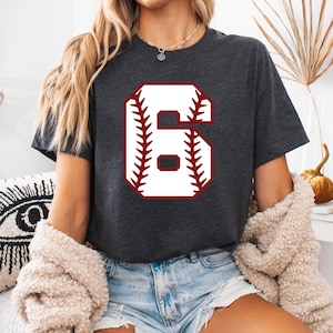 Personalized Baseball Number Shirt: Custom Birthday Tee