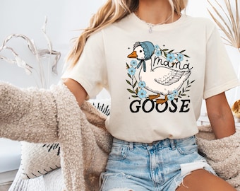 Mama Goose Graphic Tee, Mom Shirt