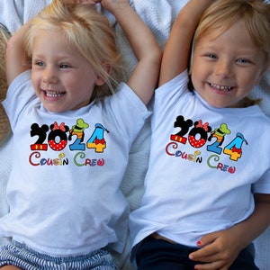 Cousin Crew 2024 Disney Shirts, Matching Disney Shirts, Disney Vacation 2023, Family Disney Shirt, Disneyland Shirt, Disneyworld Shirt