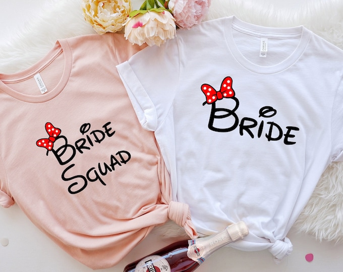 Disney Bride To Be Shirt, Disney Bachelorette Shirt, Bride Squad Shirt, Bachelorette Party Shirt, Bridesmaid Shirt, Disney Party Shirt