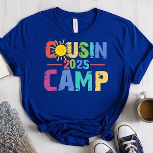 Cousin Camp 2025 Shirt, Cousin Crew 2025 Shirt, Matching Cousin Shirts,Summer Cousin Shirts,Summer Family Reunion