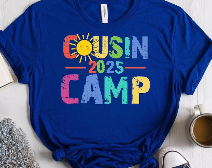 Cousin Camp 2025 Shirt, Cousin Crew 2025 Shirt, Matching Cousin Shirts,Summer Cousin Shirts,Summer Family Reunion