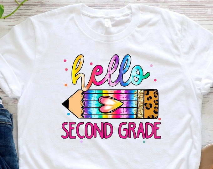 2nd Grade Shirt, Back To School Shirt, Second Grade Tee, First Day Of School Tee, 2nd Grade Teacher, Girls Back To School,Boys Back To