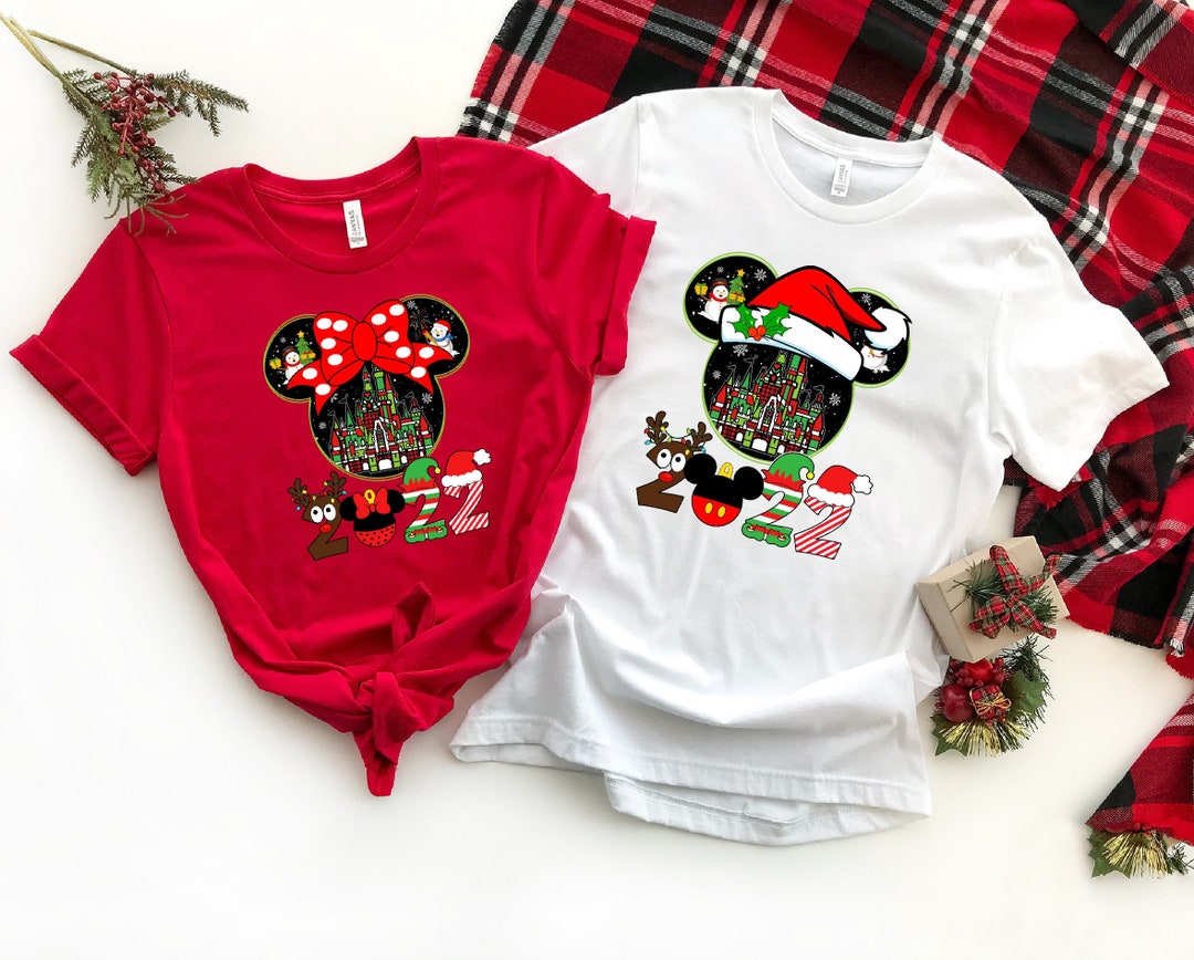 Disney Couple Christmas Shirt, Disney Shirt, Christmas Shirt, Christmas