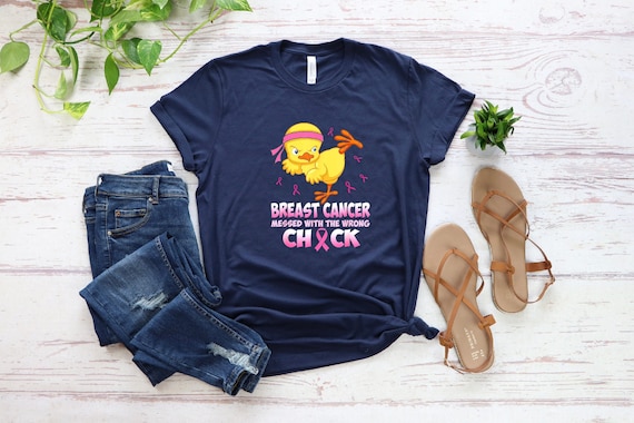 Women's Breast Cancer Awareness T-Shirt - Inspirational Short Sleeve Tee For Support & Hope - View #7