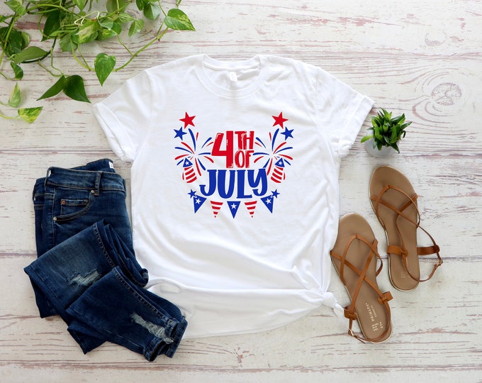 4th Of July Shirt, 4th Of July Fireworks Shirt, Independence Day Shirts, Patriotic Family Shirts, 4th Of July Gift Shirt, Fireworks Shirt