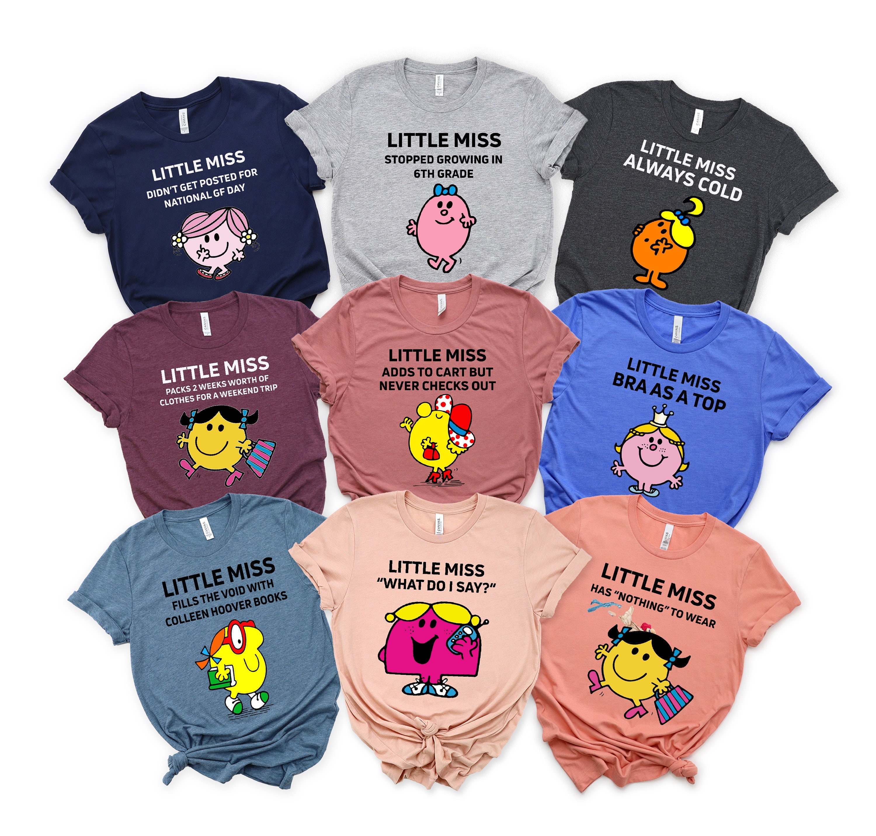 Funny Little Miss Shirt Little Miss T-shirts Matching Little - Etsy