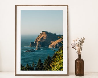 Oregon Coast Mountains Photography Wall Art Printable, Landscape Art, Oregon Photography, West Coast Photo, Home Decor Digital Download