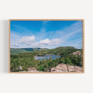 Acadia National Park Mountains Maine Wall Art, Coastal Landscape Art, Maine Landscape Printable, Home Decor Wall Art, Digital Download