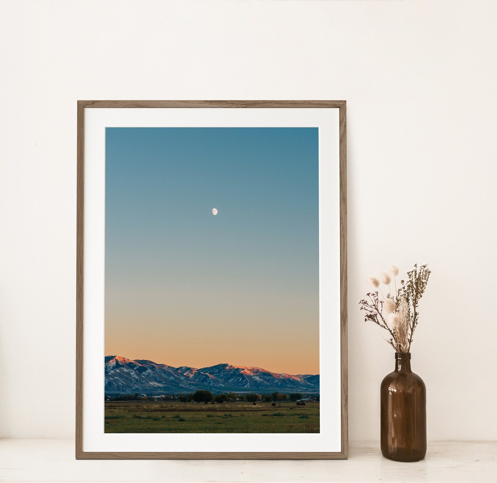 Utah Mountains Wall Art Logan Utah Landscape Art Woodsy Etsy