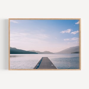Whitefish Lake Montana Photography Wall Art Print, Montana Landscape Art, Cabin Decor, Landscape Print, Printable Home Decor Photos