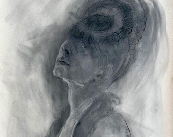 Dibujo al carboncillo