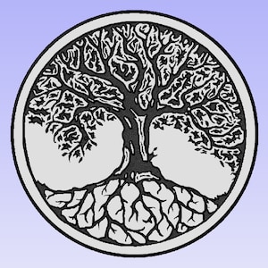 Tree Of Life SVG Digital download file Fpr CNC Lsder And Vinyl Cutter