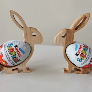 Digital Easter Bunny Shaped Egg Holder - 3D printer, CNC, Laser Machine File