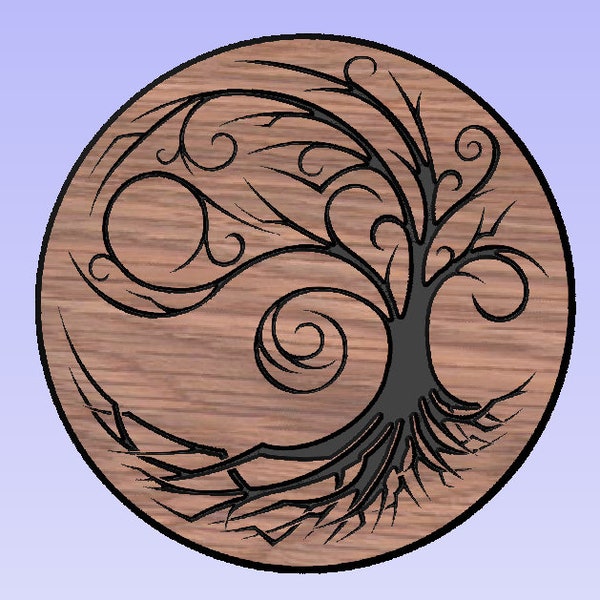 Tree Of Life SVG Digital download file For CNC Lsder And Vinyl Cutter