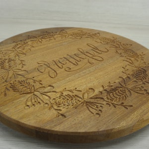 Lazy Susan | Roterende eetkamer dienblad | CNC-bestand | DXF SVG Bestand | Woondecoratie | Digitale kunst | Laserbestand | Digitale download