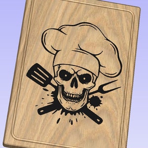 Wood BBQ Serving Tray Digital File for CNC Laser Vinyl Cutter - Father&#39;s Day Gift