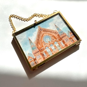 Music Hall Cincinnati Themed Art Print Mini Hanging Frames | Washington Park OTR