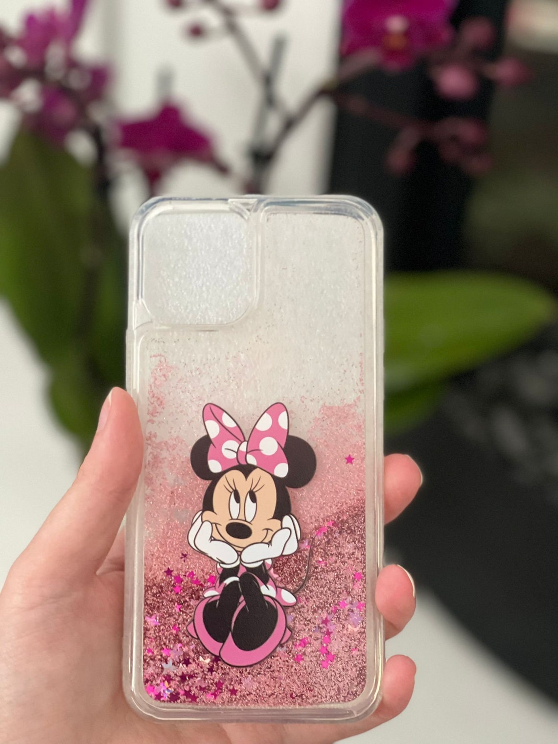Disney Glitter Liquid Phone Case Cover Quicksand Iphone XR 11 Etsy