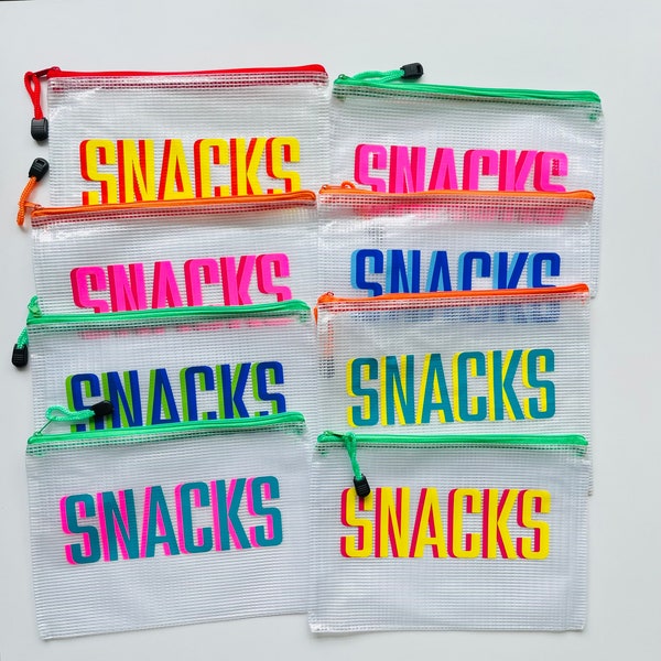 MYSTERY COLOR Snack Bag, Water Resistant Pouch