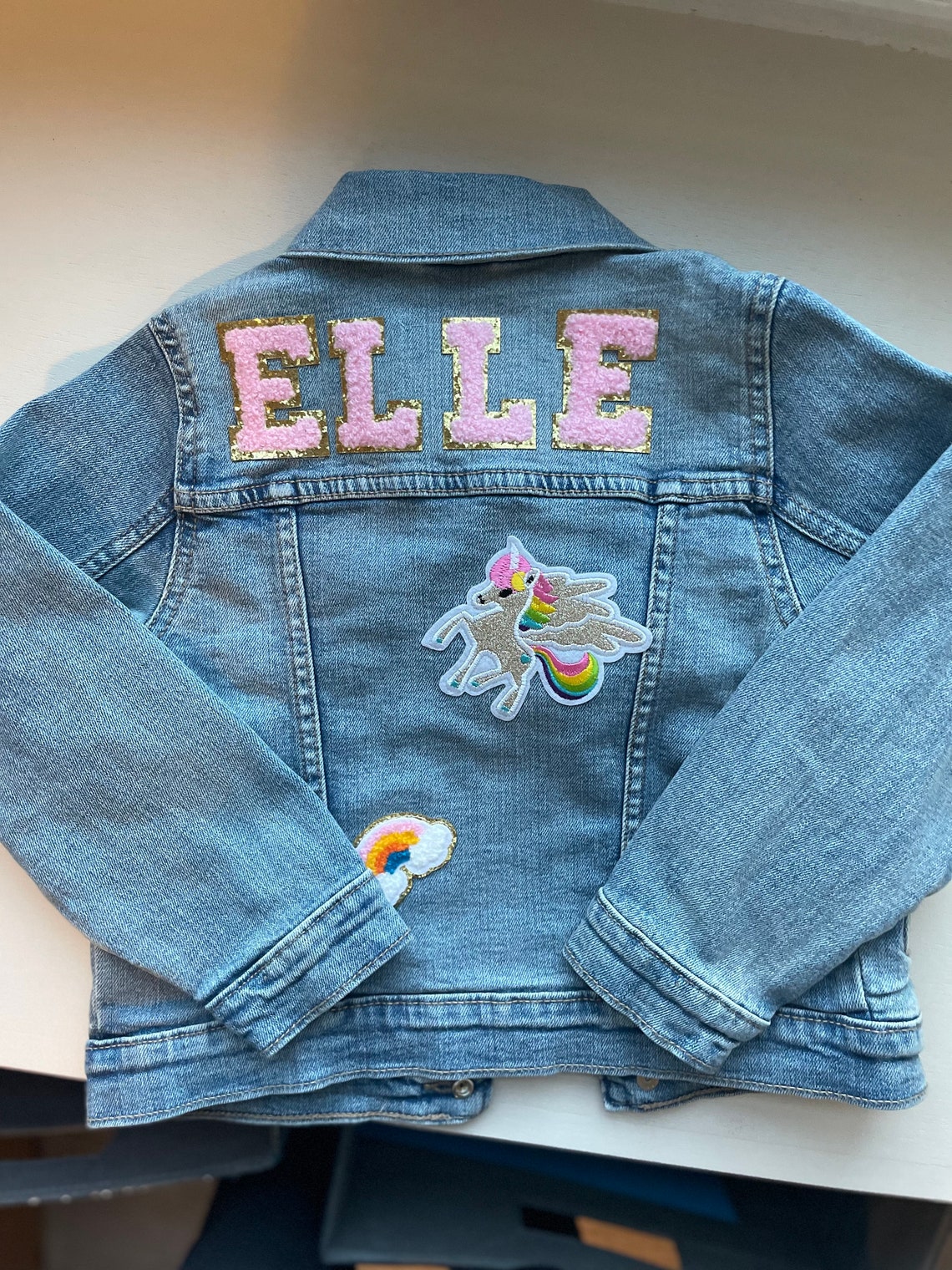 Personalized Denim Jacket Toddler Custom Jean Jacket Girl Etsy