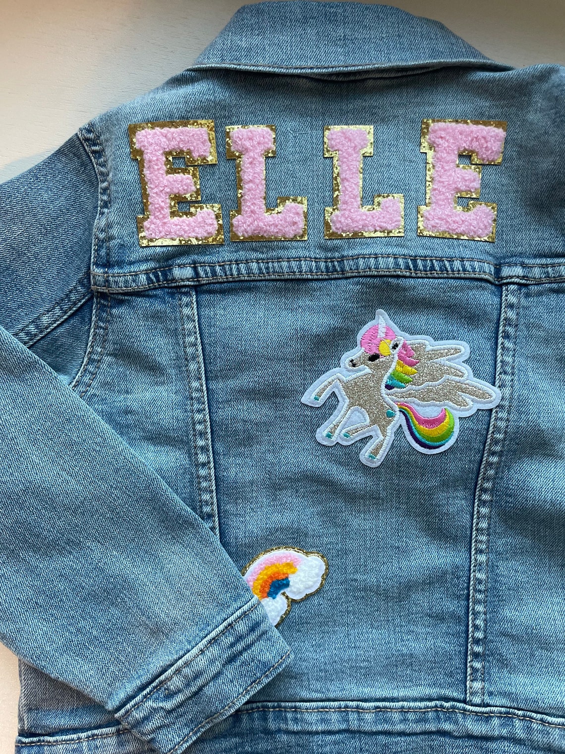 Personalized Denim Jacket Toddler Custom Jean Jacket Girl Etsy