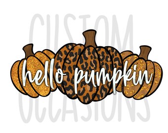 Hello Pumpkin PNG