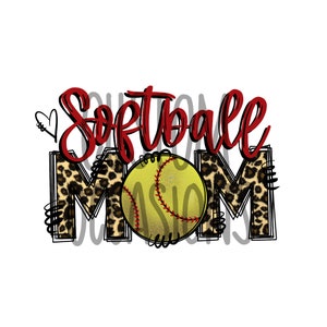 Softball Mom PNG