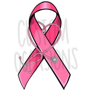Breast Cancer Awareness Nursing Ribbon PNG
