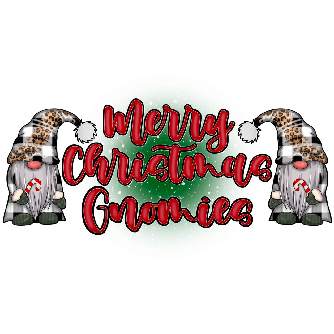 Merry Christmas Gnomies PNG, Gnome Christmas PNG, Christmas Gnomes