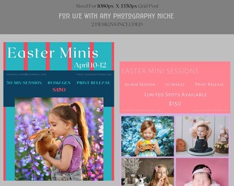Mini Session Post Photography Mini Sessions | Photography Mini Session Template Canva ...