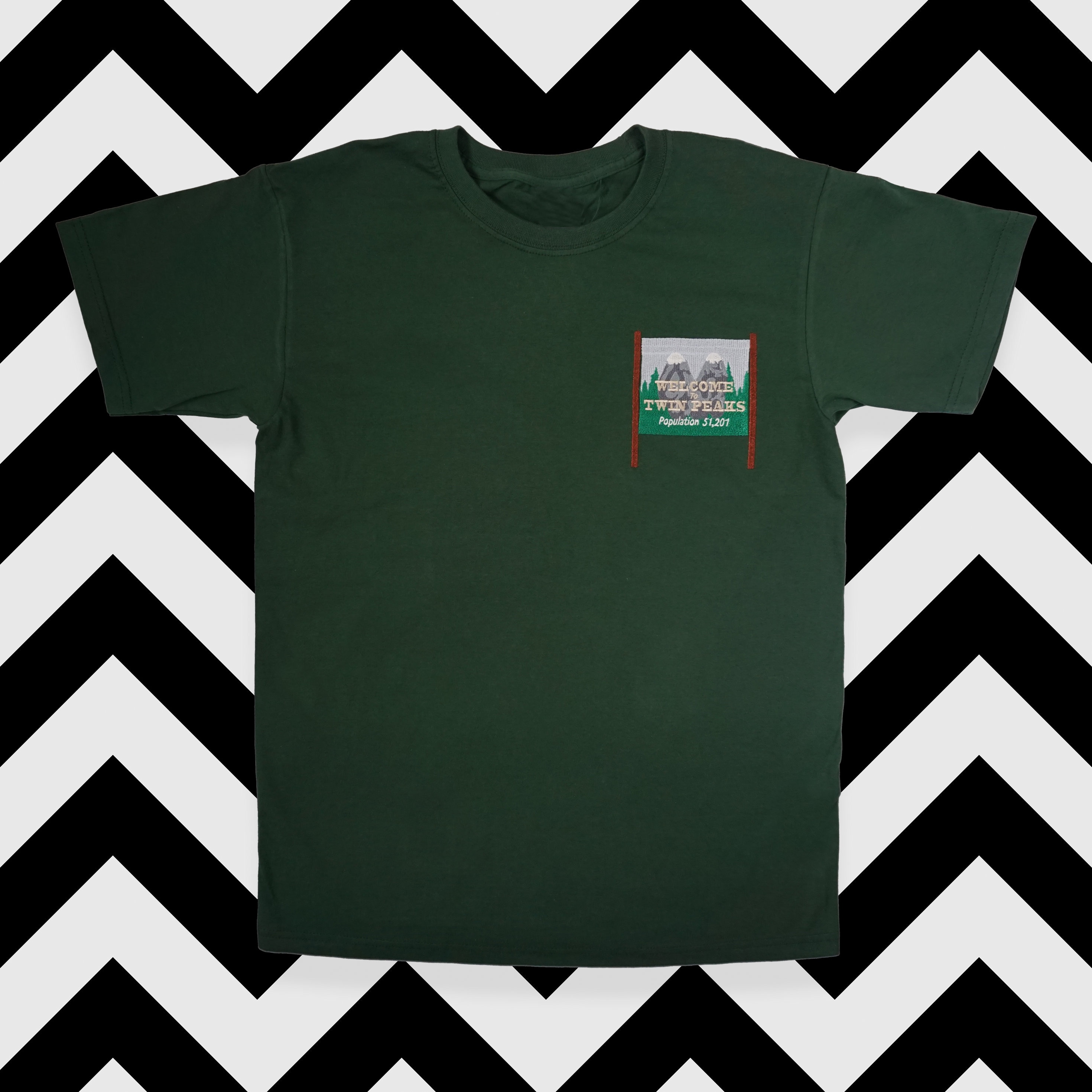 T-shirt Twin Peaks Noir Rétro - Coupe Classique, 100% Coton, Tailles S à 5XL, Neuf Avec étiquette