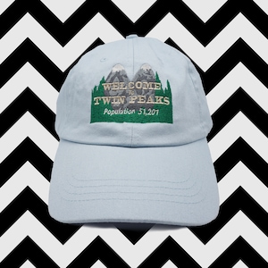Boné bordado Bem-vindo ao Twin Peaks