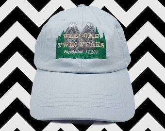 Welcome To Twin Peaks Embroidered Cap